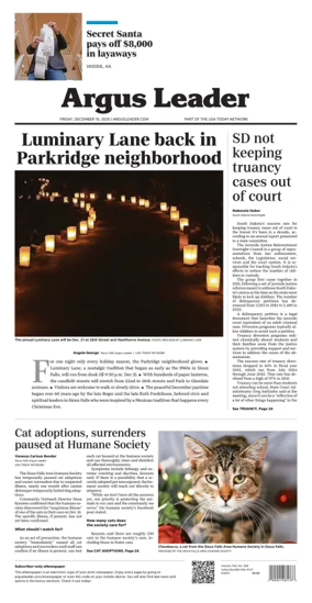 Cover of Argus Leader