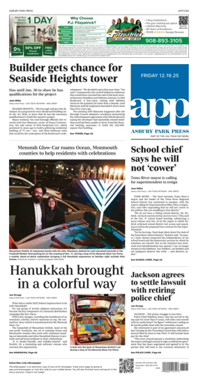 Cover of Asbury Park Press