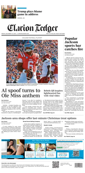 Cover of Clarion Ledger