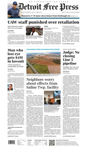 Cover of Detroit Free Press