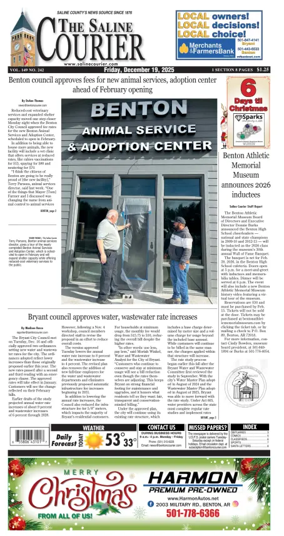 Cover of The Saline Courier