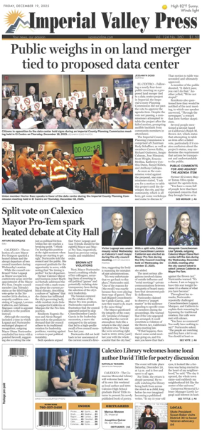 Cover of Imperial Valley Press