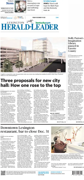 Cover of Lexington Herald-Leader