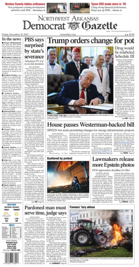 Cover of Northwest Arkansas Democrat-Gazette