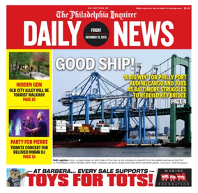 Cover of Philadelphia Daily News