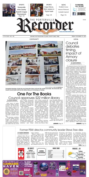 Cover of Porterville Recorder