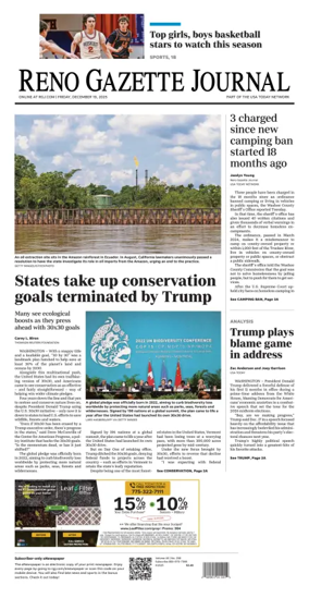 Cover of Reno Gazette Journal