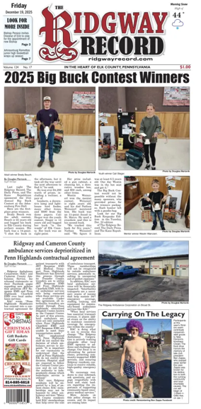 Cover of Ridgway Record