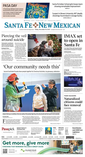 Cover of Santa Fe New Mexican