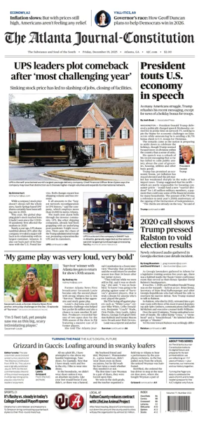 Cover of The Atlanta Journal-Constitution