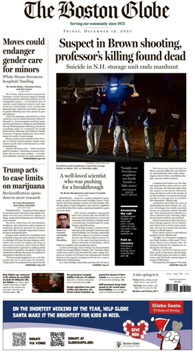 Cover of The Boston Globe
