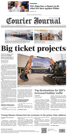 Cover of The Courier-Journal (Louisville)