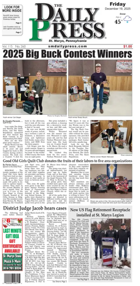 Cover of The Daily Press