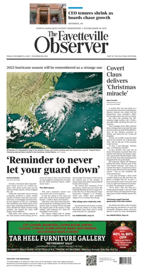 Cover of The Fayetteville Observer