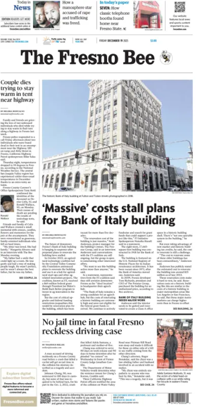 Cover of The Fresno Bee