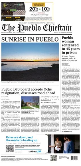 Cover of The Pueblo Chieftain