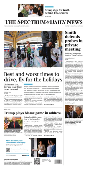 Cover of The Spectrum & Daily News