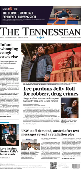 Cover of The Tennessean