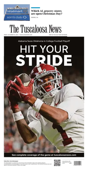 Cover of The Tuscaloosa News