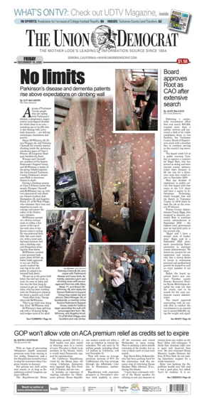 Cover of The Union Democrat