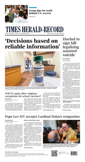 Cover of Times Herald-Record