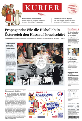 Cover of Kurier (Samstag)