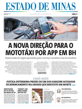 Cover of Estado de Minas (Brazil)