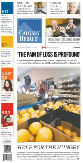 Cover of Calgary Herald