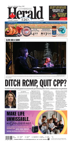 Cover of Lethbridge Herald