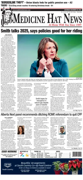 Cover of Medicine Hat News