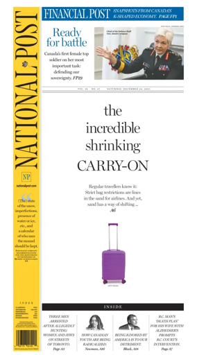 Cover of National Post - (National Edition)