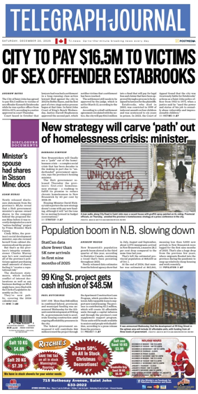 Cover of Telegraph-Journal