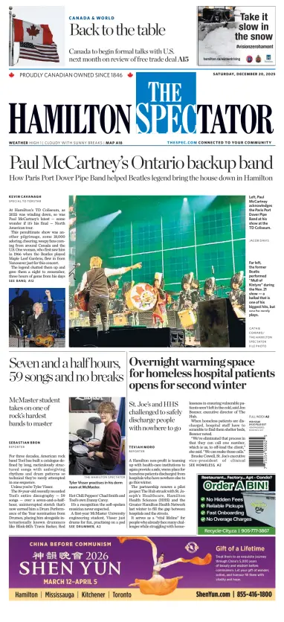 Cover of The Hamilton Spectator