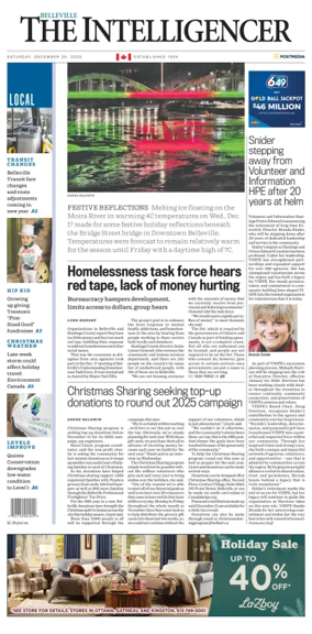 Cover of The Intelligencer (Belleville)