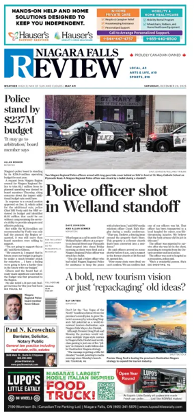 Cover of The Niagara Falls Review