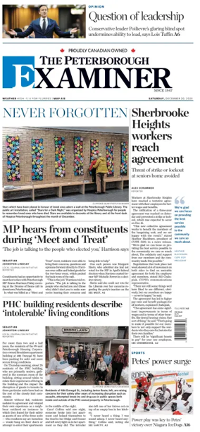 Cover of The Peterborough Examiner