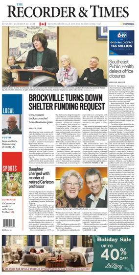 Cover of The Recorder & Times (Brockville)