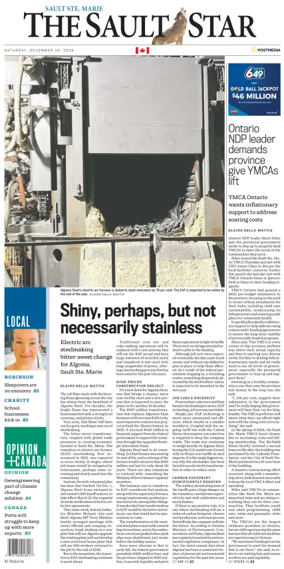 Cover of The Sault Star