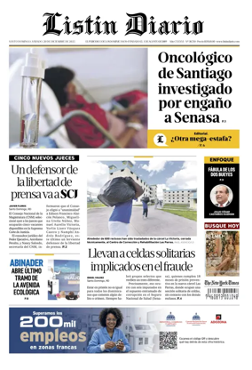 Cover of Listin Diario