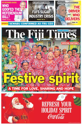 Cover of The Fiji Times