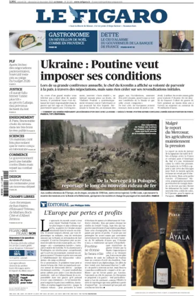 Cover of Le Figaro