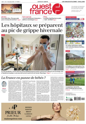 Cover of Ouest France (Challans / Saint-Gilles-Croix-de-Vie)