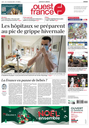 Cover of Ouest France (Dinan)