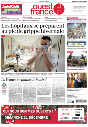 Cover of Ouest-France (Rennes Nord-Ouest)