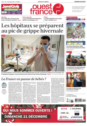 Cover of Ouest-France (Rennes Sud-Est)