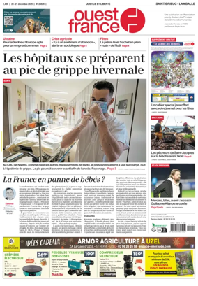Cover of Ouest-France (Saint-Brieuc Lamballe)