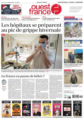 Cover of Ouest France (Saint-Nazaire)