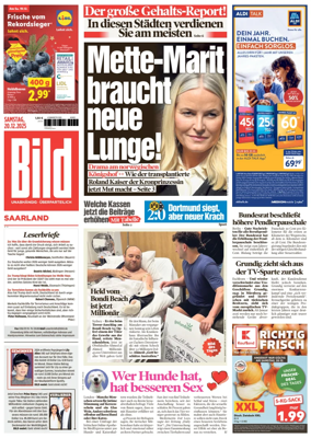 Cover of BILD Saarland