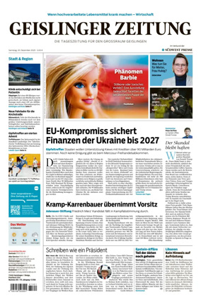 Cover of Geislinger Zeitung