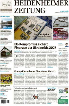 Cover of Heidenheimer Zeitung